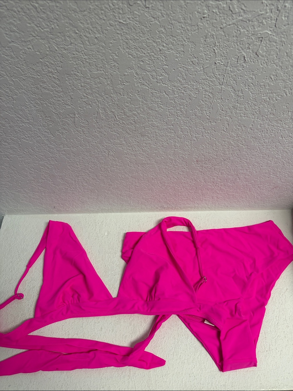 NEW Women’s Hot Pink Bikini Set - Classic Two-Piece Swimwear XL